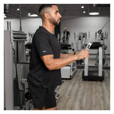 Triceps bar, W-shape