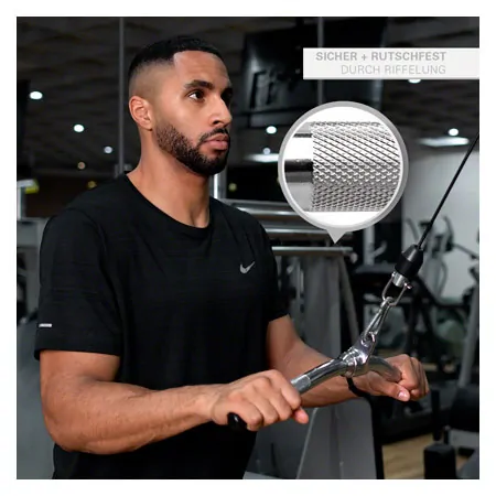 Half round triceps handle, 45 cm
