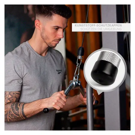 Triceps bar W-shape, curved