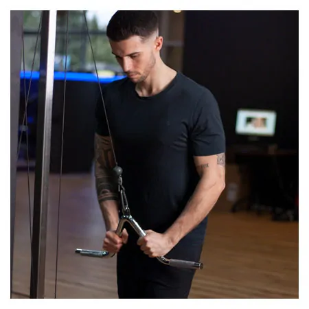 Small triceps grip, bent