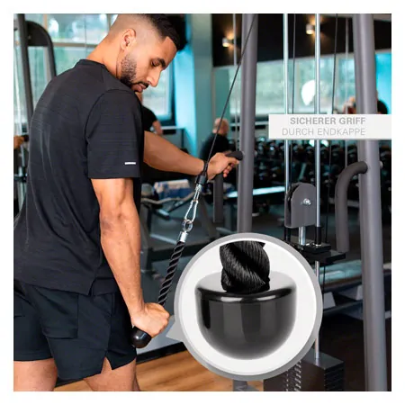Triceps cable, black, 40 cm