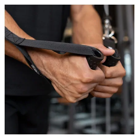 Sport-Tec handle with anti-slip, black, set of 2