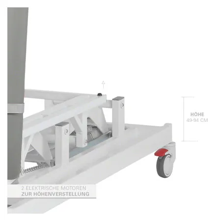 Ferrox Tilt Table, Raffaello 200x70x49-94 cm