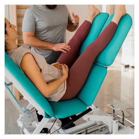 Ferrox therapy table Chagall 6 Neo with wheel lifting system