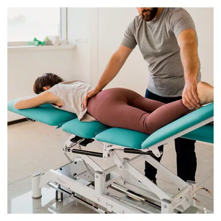 Ferrox therapy table Chagall 6 Neo with wheel lifting system