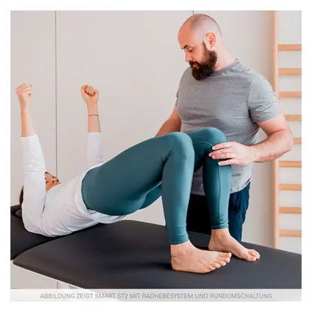 Therapy couch Smart ST2 with wheel lifting system