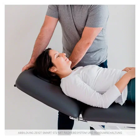 Therapy couch Smart ST2 with wheel lifting system