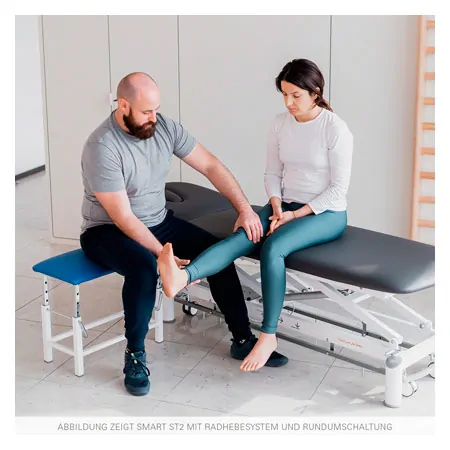 Therapy couch Smart ST2 with wheel lifting system