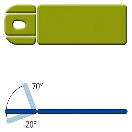 Therapy couch Smart ST4 with wheel lifting system