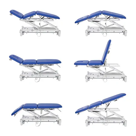 Therapy couch Smart ST3 DS roof position, wheel-lifting system and all-round control