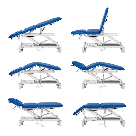 Therapy couch Smart ST5 DS roof position and wheel lifting system