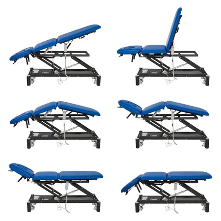 Therapy couch Smart ST5 DS roof position and wheel lifting system