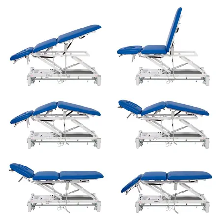 Therapy couch Smart ST3 DS roof position, wheel lifting system and all-round control