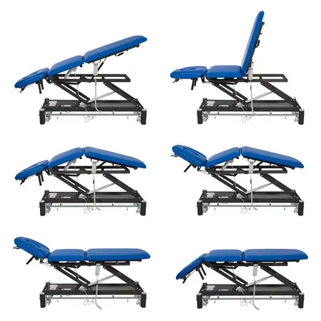 Therapy couch Smart ST3 DS roof position, wheel lifting system and all-round control
