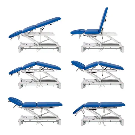 Therapy couch Smart ST3 DS roof position, wheel lifting system and all-round control
