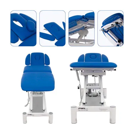 Therapy couch Smart ST3 DS roof position, wheel lifting system and all-round control