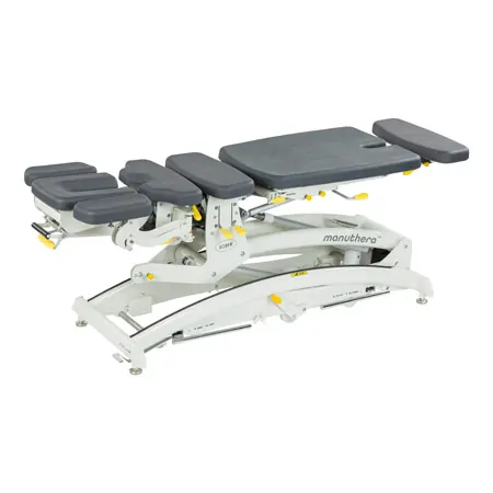 Lojer therapy table Manuthera 242, greywhite with battery