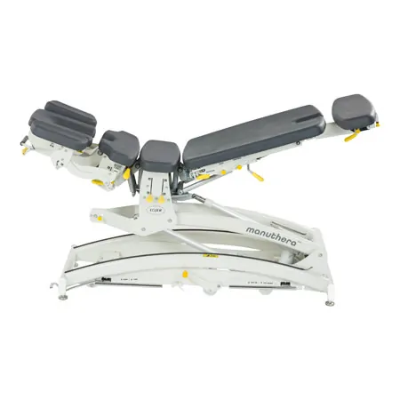 Lojer therapy table Manuthera 242, greywhite with battery