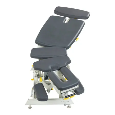 Lojer therapy table Manuthera 242, greywhite with battery