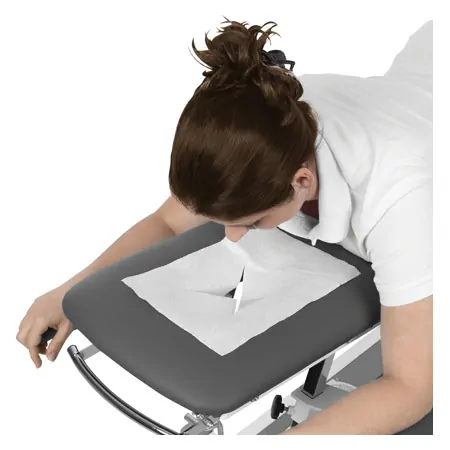 Disposable nose slit cloths, 30x21 cm, 100s set, in a dispenser box