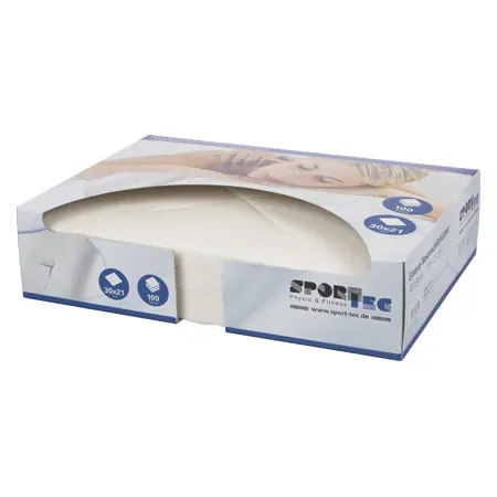 Disposable nose slit cloths, 30x21 cm, 100s set, in a dispenser box