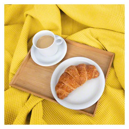 Pique-ceiling with decorative stitch bordering, 210x150 cm