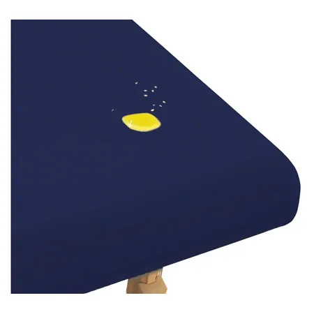 Oil-resistant massage table cover with PU coating, 200 x 65 cm, nasal slit