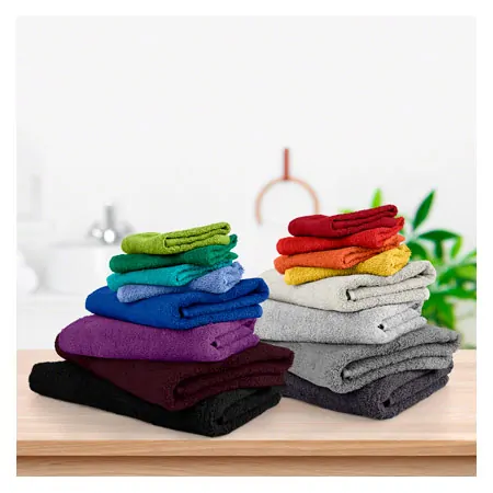 Towel set 8 pcs., 4 pieces 30x30 cm  2 pieces 140x70 cm and 2 pieces 100x50 cm