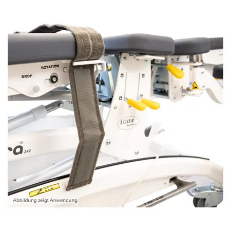 Fixing strap long for Lojer Manuthera