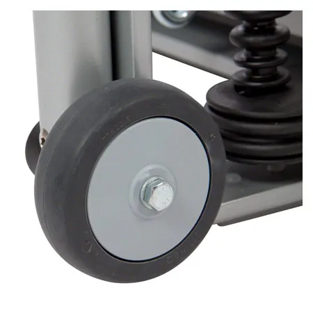 Posturomed 202 with railings, 60x60 cm, silver