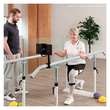 Exclusive parallel bars, beam length 3.5 m made of metal
