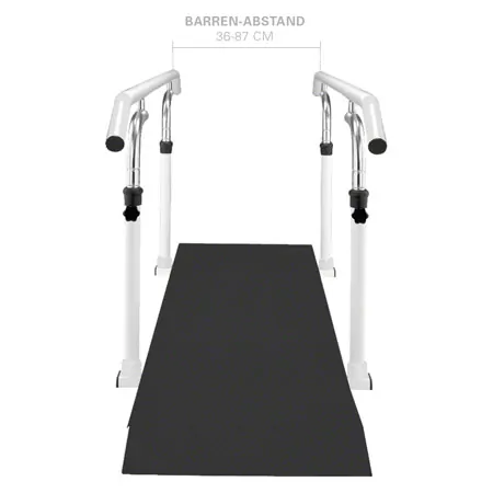 Parallel bars exclusive, beam length 4 m made of metal