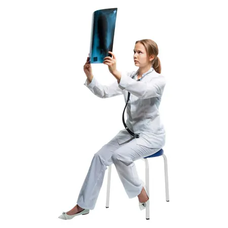 Gymnastics stool Exclusive with upholstery,  38 cm