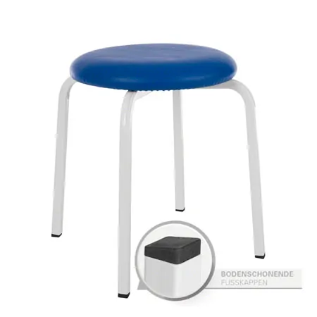 Gymnastics stool Exclusive with upholstery,  38 cm