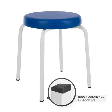 Gymnastics stool Exclusive with comfort pad,  38 cm