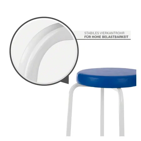 Gymnastics stool Exclusive with comfort pad,  38 cm