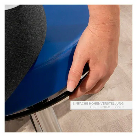 Swivel stool exclusive with comfort padding and glides