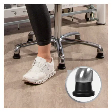 Swivel stool exclusive with comfort padding and glides