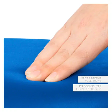Rotatory stool standard with comfort cushion and glides