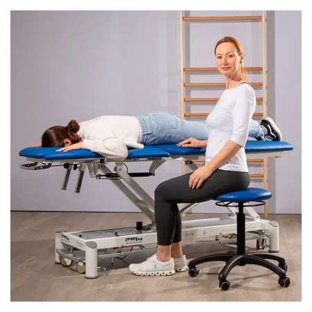 Rotatory stool standard with cushion and wheels
