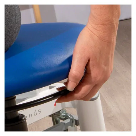 Rotatory stool standard with cushion and wheels