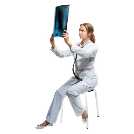 Exclusive multi-purpose stool with PU seat  34 cm