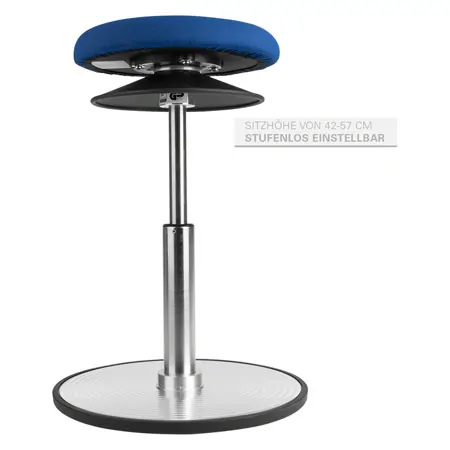 Ergo rocking stool standard,  30 cm, blue