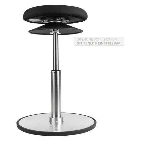 Ergo rocking stool standard,  30 cm, black
