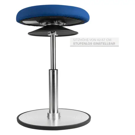 Ergo rocking stool maxi,  37 cm, blue