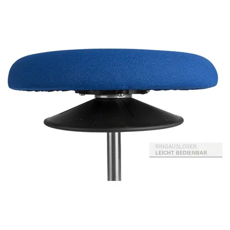 Ergo rocking stool maxi,  37 cm, blue