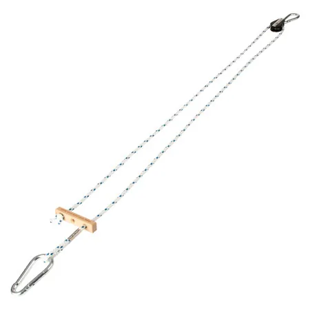 Wire rope with snap hook, 115-200 cm