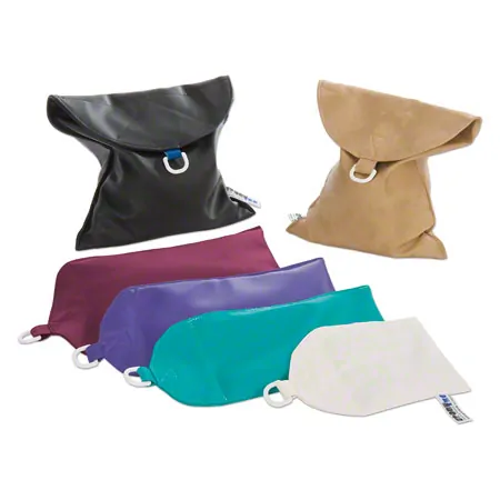 Sandbag with ring, 15x30 cm, 2 kg, purple