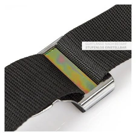 Fixation belts with automatic closure, LxW 250x5 cm