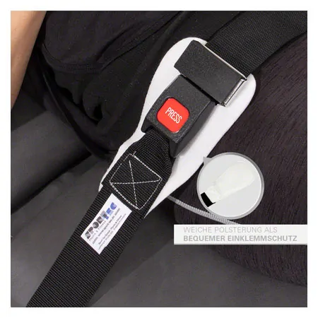 Fixation belts with automatic closure, LxW 250x5 cm